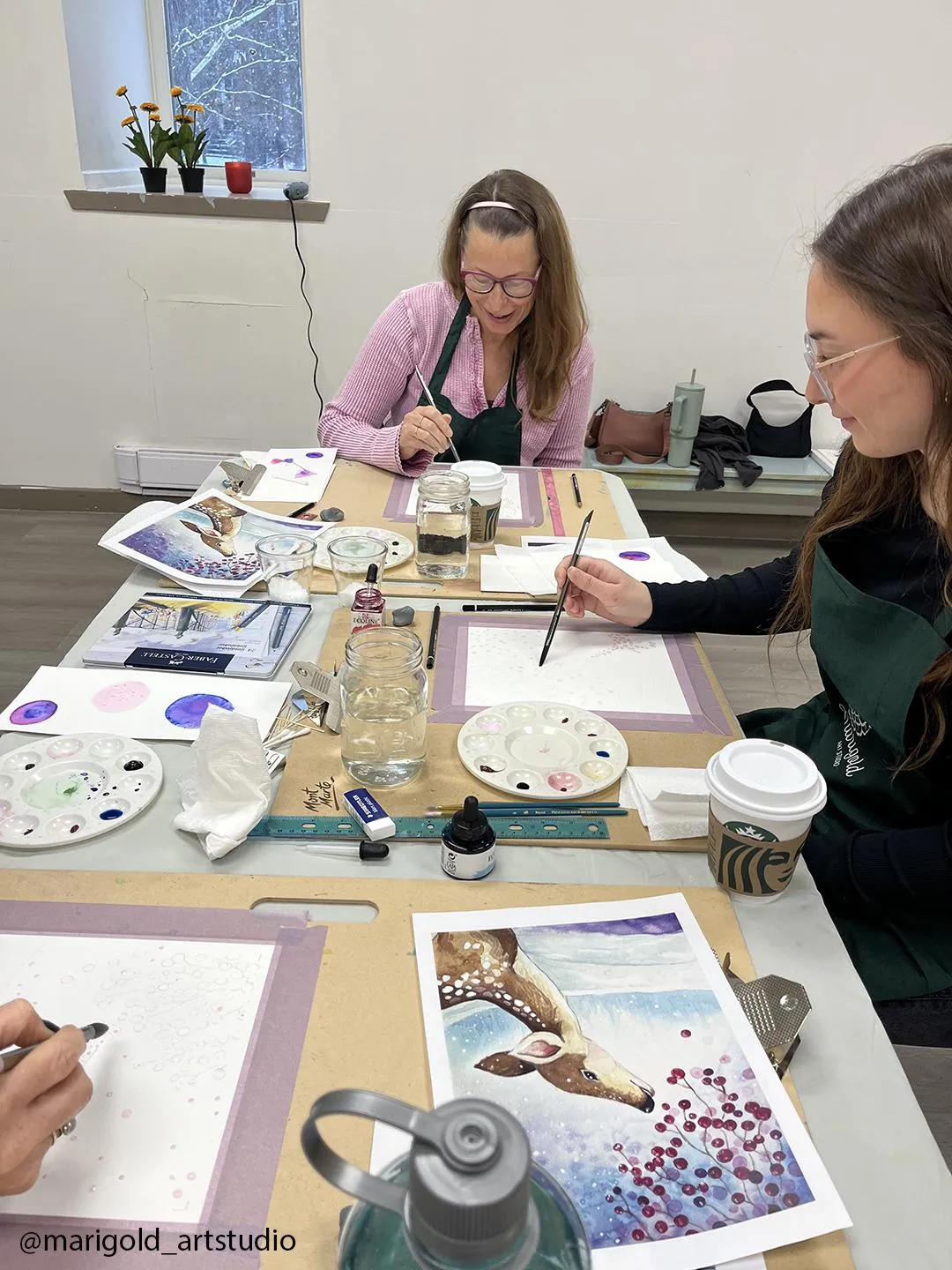 watercolours, Marigold Art Studio