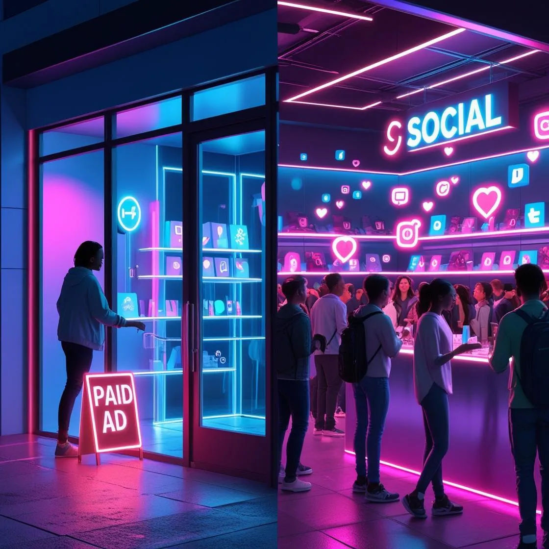 Paid Ads vs Organic Posts