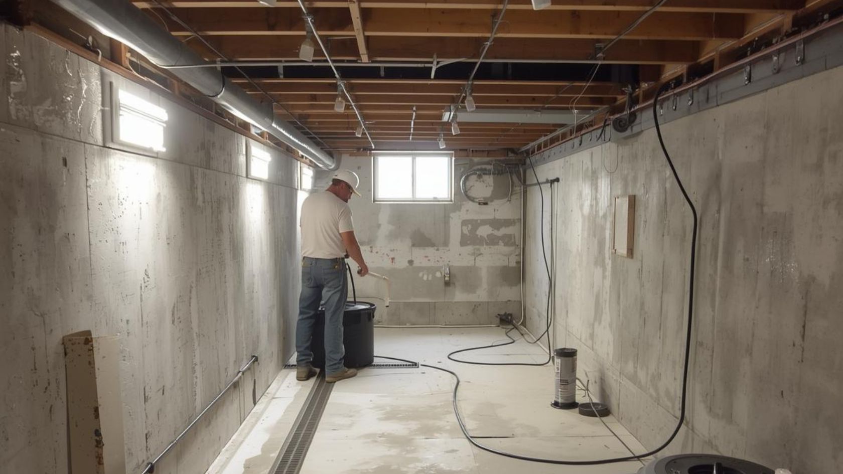 Basement waterproofing for winter Leominster MA