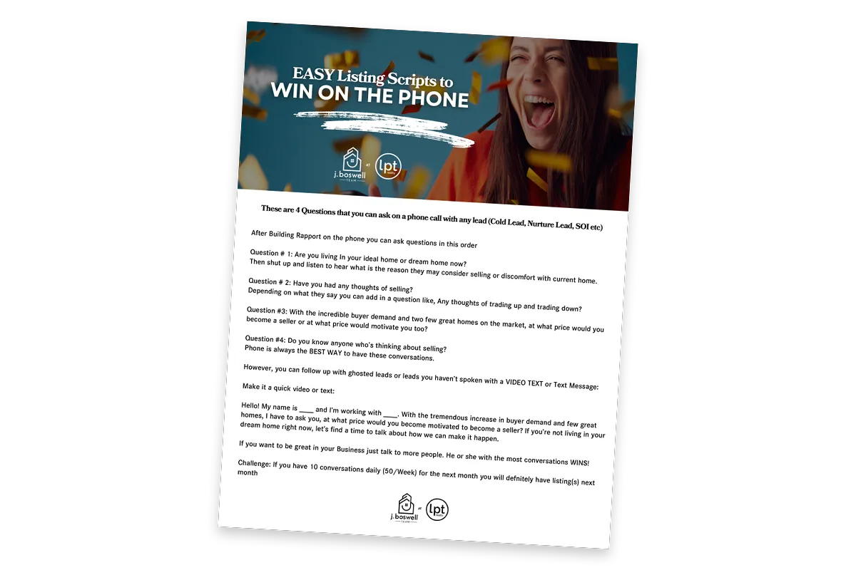 4 Questions That Turn Leads into Listings