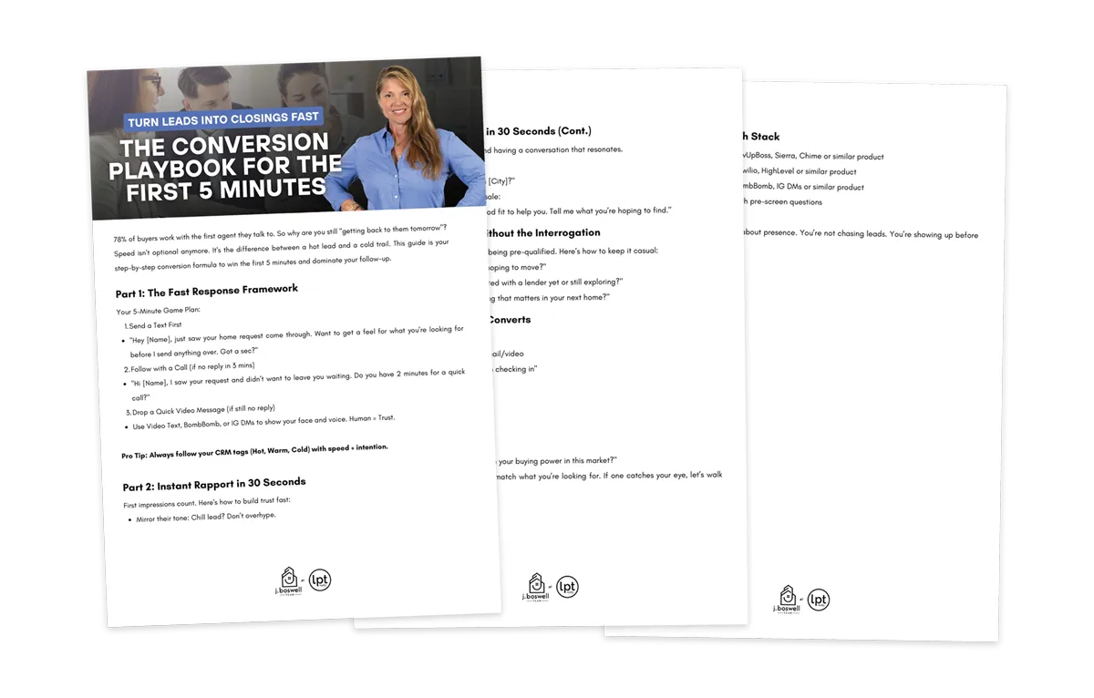 The Conversation Playbook for the First 5 Minutes