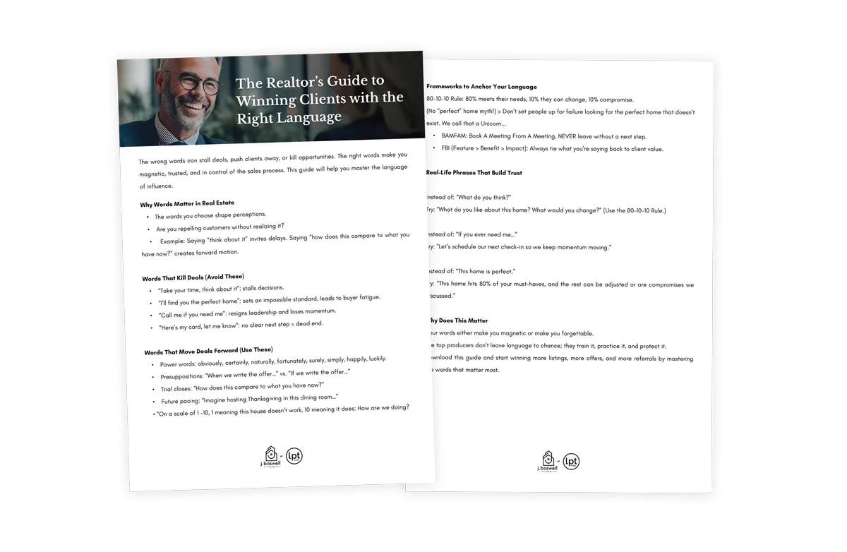 The Realtor's Guide to Winning Clients with the Right Language