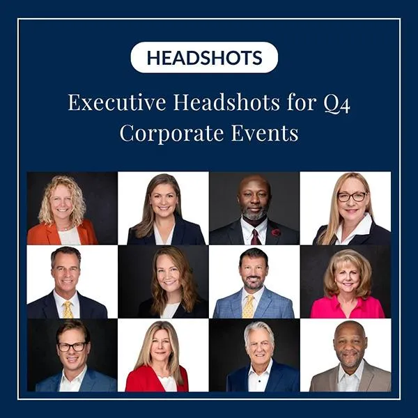 Executive & Team Headshots for Q4 Events in Hilton Head, Bluffton & Savannah