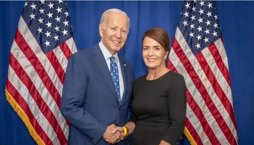 Miriam and President Biden