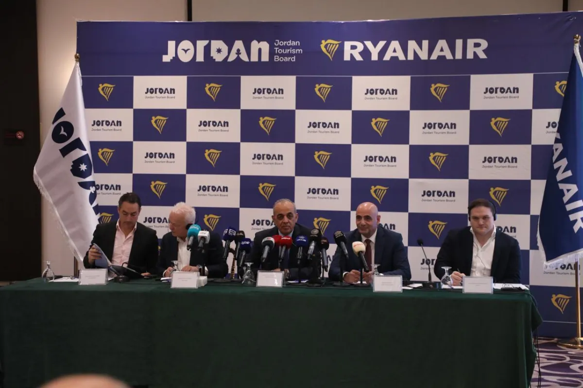 "رايان إير" تطلق جدول رحلات شتوي إلى الأردن 
