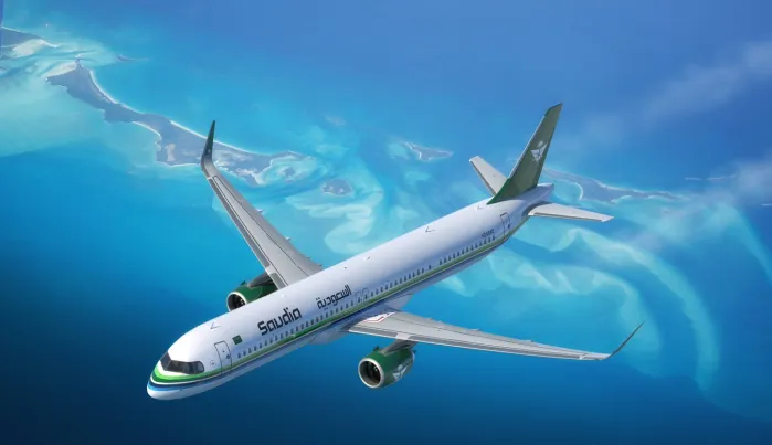 الخطوط السعودية تطلق تجربة سفر رقمية متكاملة عبر أول رحلاتها المزودة بخدمة الإنترنت
