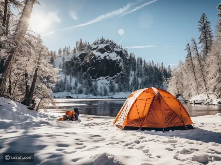 أجمل أماكن التخييم في الجبال خلال الشتاء لمحبي المغامرة