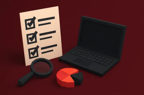 Low-Poly-Illustration einer KI-getriebenen Suchumgebung mit digitalen Netzwerken und Audit-Signalen für SEO-Performance und Sichtbarkeit.