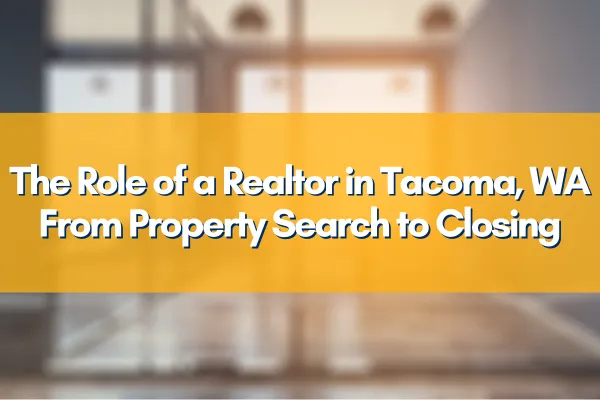 A real estate agent in Tacoma, WA, guiding clients through the home-buying process from search to closing.