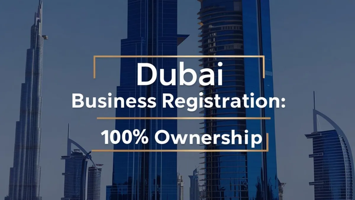 Dubai Business Registration - 100% Ownership