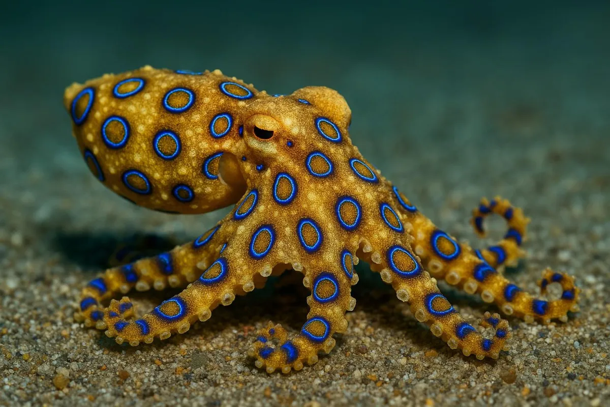 deadly blue-ringed octopus