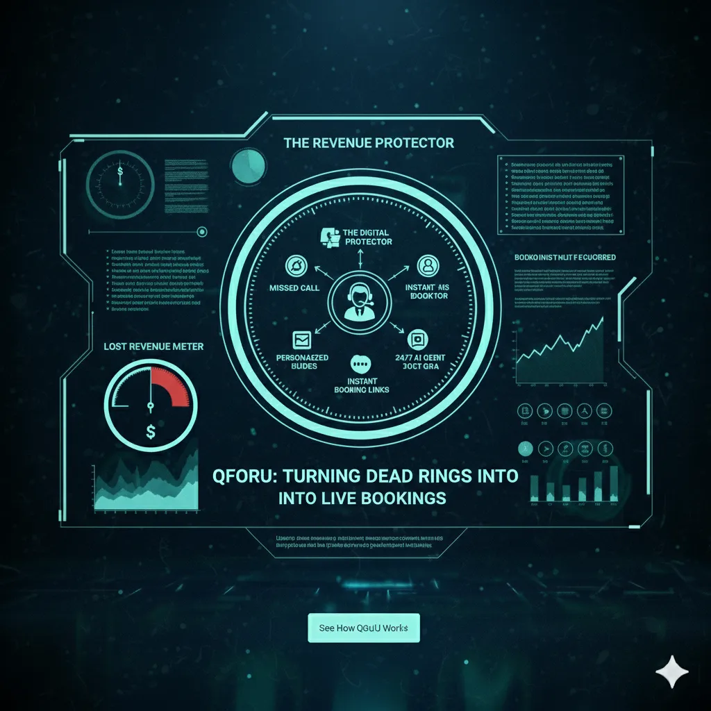 A strategic dashboard titled Revenue Protector showing how Simple AI captures missed guest interactions and converts them into property bookings.