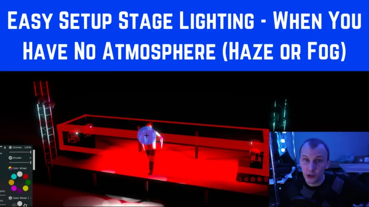 How Do You Use Stage Lighting When You Have No Atmosphere (Haze or Fog) in the Air?