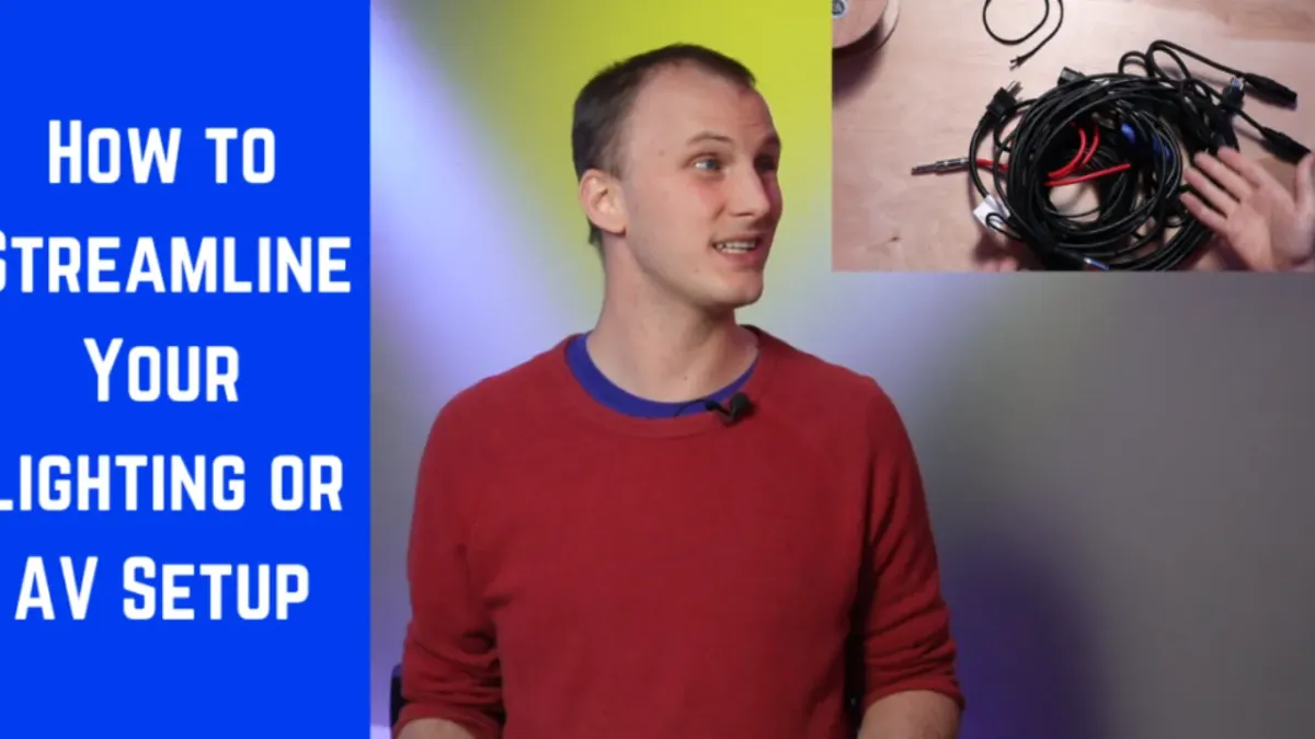 How to Streamline Your Lighting or AV Setup