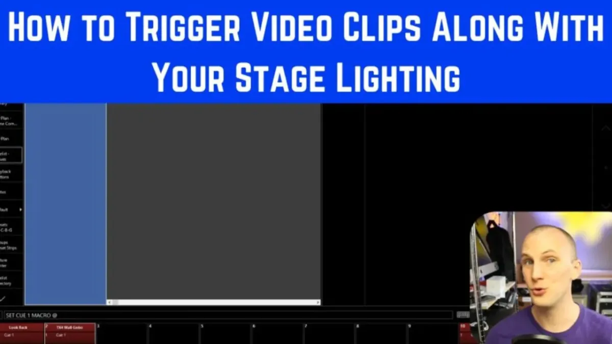 How to Trigger Video Clips Along With Your Stage Lighting