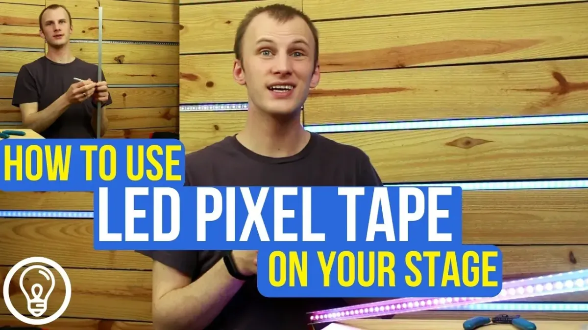 How to Use LED Pixel Tape on Your Stage