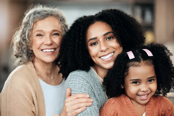grandmother, mother and daughter in Mother's day
