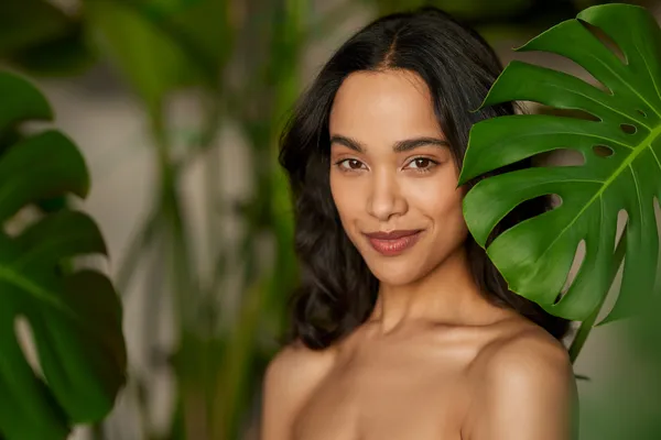 woman smiling