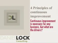 4 Principles of Continuous Improvement