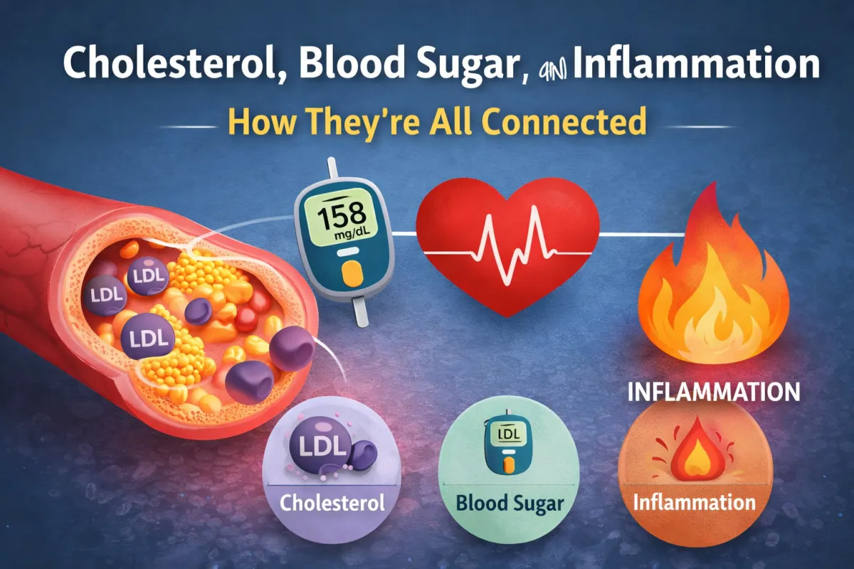 Cholesterol, Blood Sugar, and Inflammation