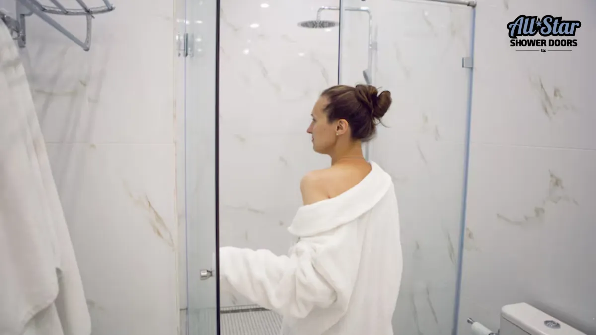 frameless shower door