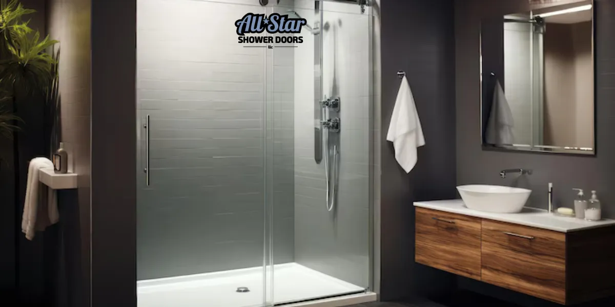 frameless glass door