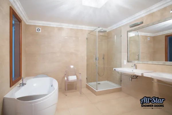 glass shower door options