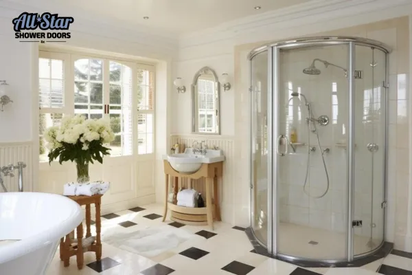 frameless glass shower