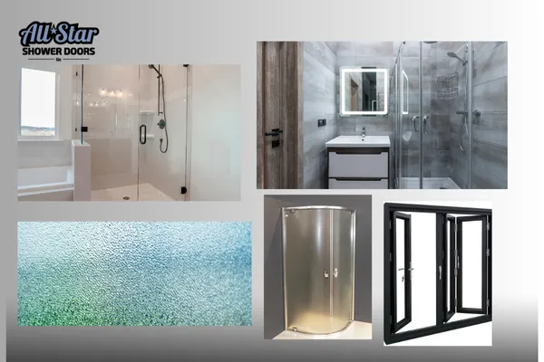 bathroom's shower doors