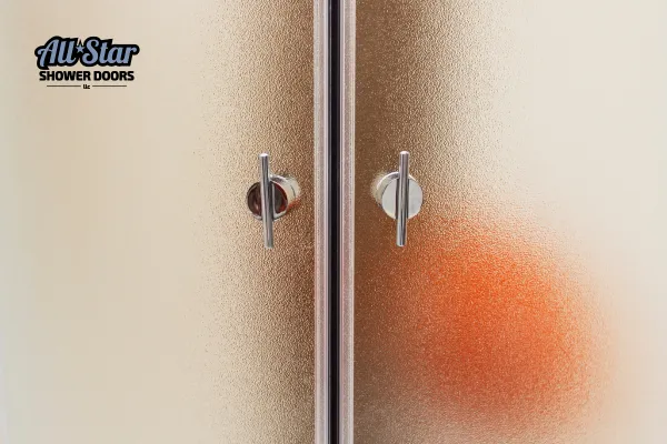 frosted glass shower doors
