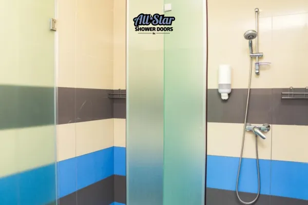 frosted glass shower doors