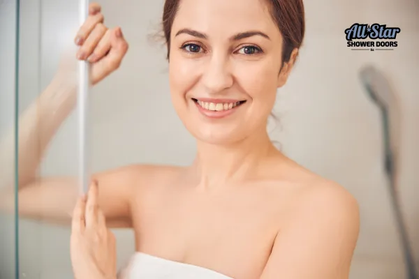 frameless shower door