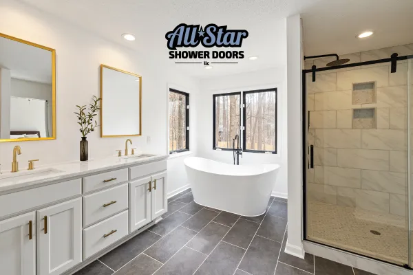 semi-frameless shower doors