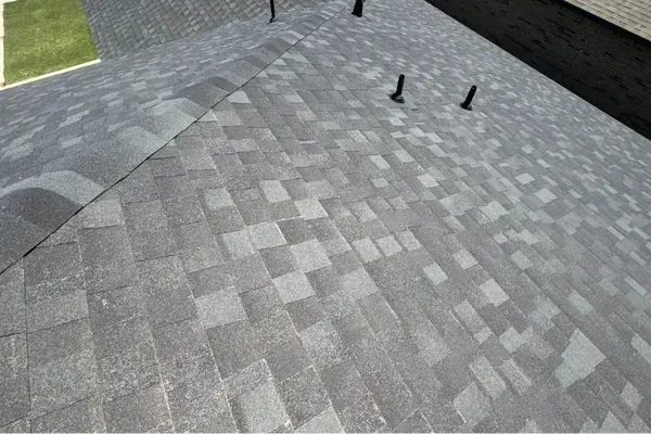Well-maintained residential roof