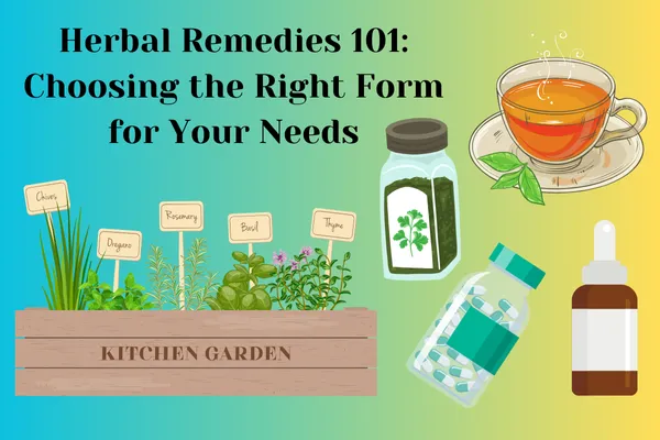 herbs, capsules, tea
