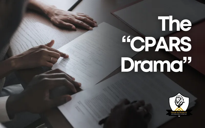 The CPARS Drama: The One Paragraph That Can Kill Your Business for 3 Years