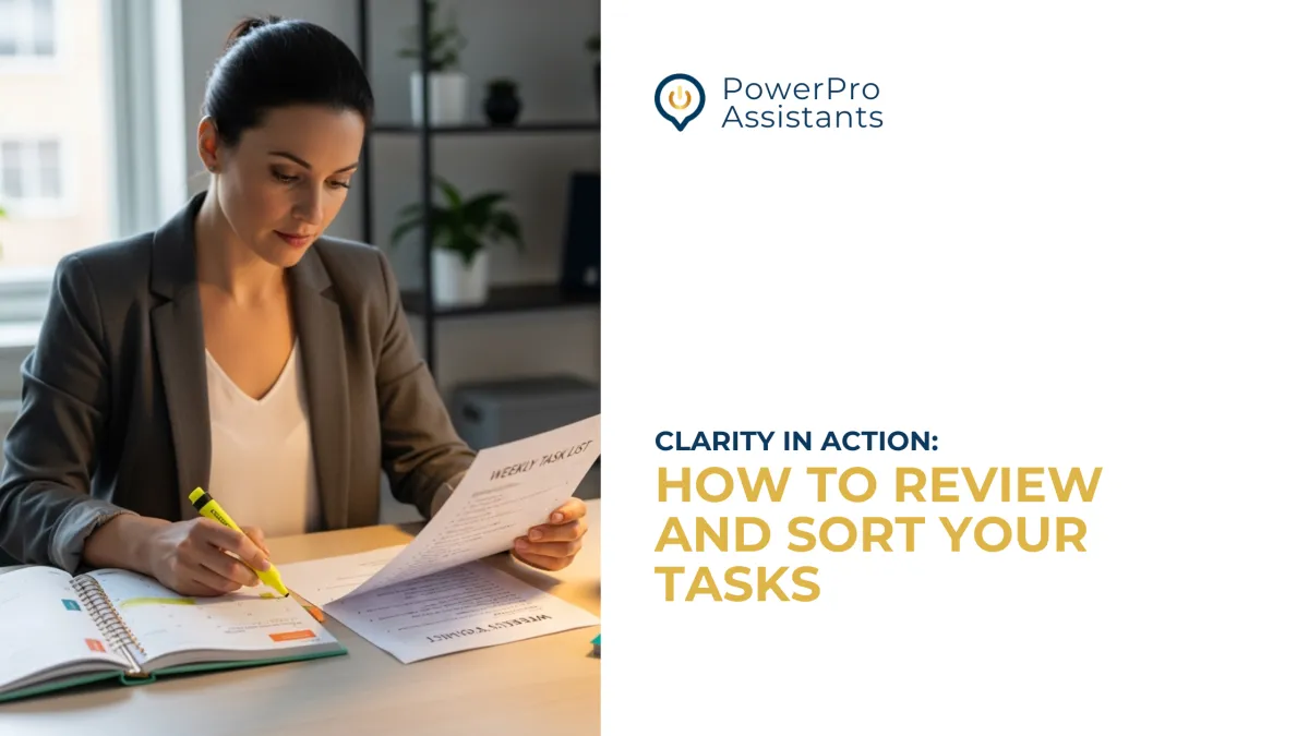 Clarity in Action: How to Review and Sort Your Tasks