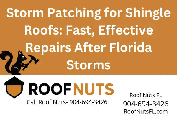 Roof Storm Patching for Shingle Roofing