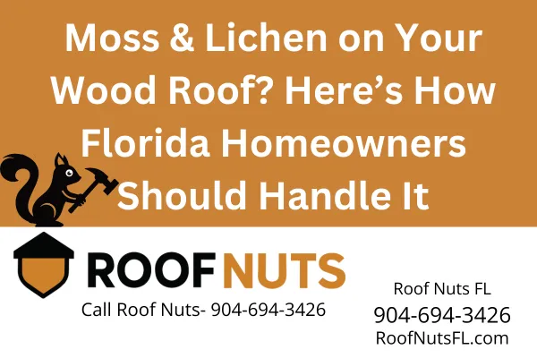 Lichen and moss can damage wood roofs fast in Florida’s humid climate. Learn safe, effective cleaning methods and how to prevent regrowth on cedar shingles.
