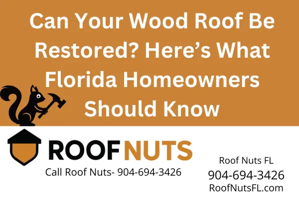 Is your wood roof worn, faded, or damaged? Learn when restoration is possible, what it involves, and how Florida homeowners can bring their cedar roofs back to life.