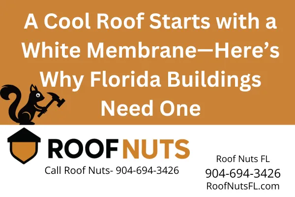 White Reflective Membranes for Single-Ply Roofs in Florida | Cool Roof TPO & PVC by Roof Nuts FL