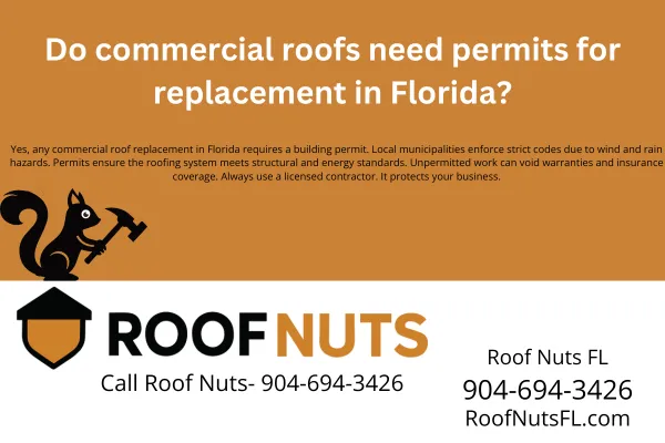 Yes, commercial roof replacements in Florida require permits. Learn why permits matter, the risks of skipping them, and how to protect your property with a licensed roofing contractor.