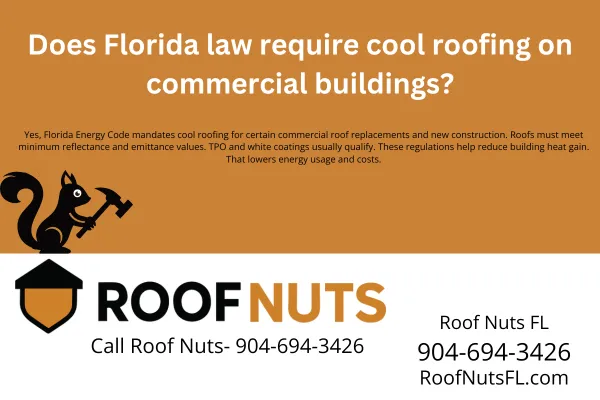 Learn if cool roofs are required by Florida law for commercial buildings. Get details on reflectance standards, approved materials like TPO, and energy-saving benefits.