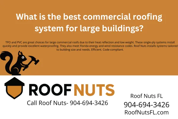 What is the best commercial roofing system for large buildings?