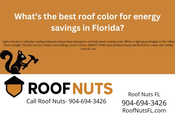 Looking to cut cooling costs in Florida? Discover the best roof colors for energy efficiency. Learn why light-colored shingles and cool roofing materials make a difference.