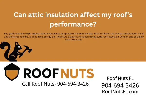 Yes — attic insulation impacts roof life, comfort, and energy costs. Learn how poor insulation causes condensation, mold, and damage, and how Roof Nuts can help during every inspection.