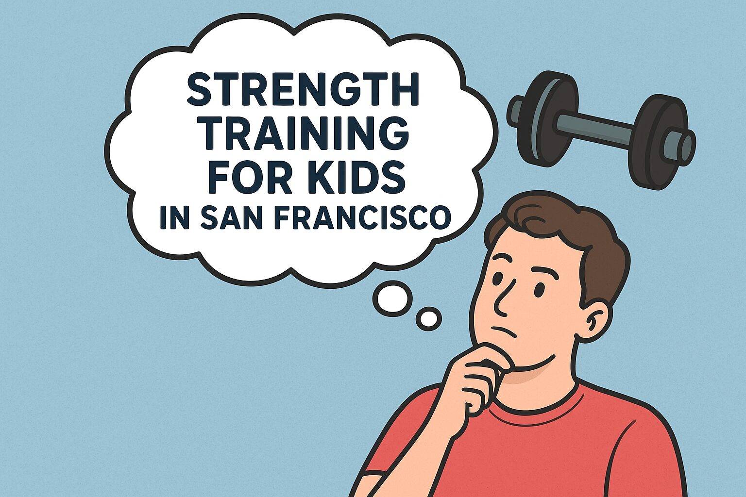 Kids doing safe strength training exercises with a coach in San Francisco