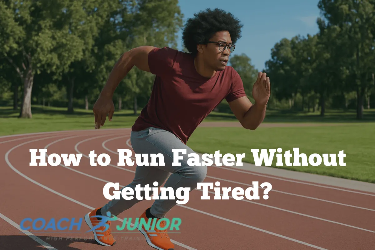 Runner training to run faster without getting tired using proper speed and endurance techniques