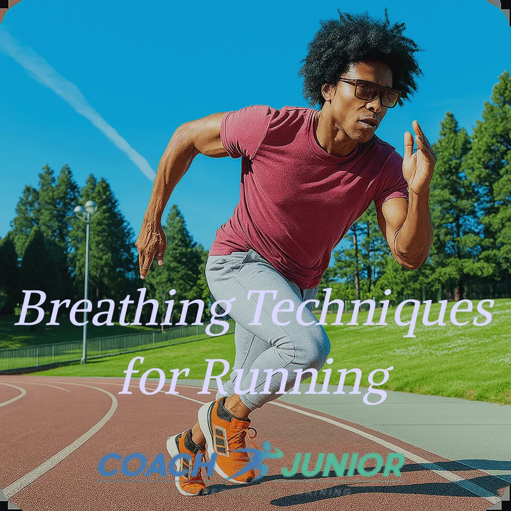 Runner practicing proper breathing techniques for running to improve endurance and overall performance