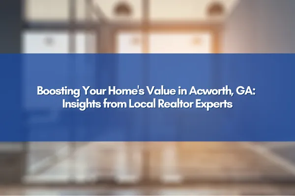 Elegant home interior in Acworth, GA showcasing potential upgrades for market readiness